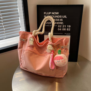 Túi Tote Canvas Túi Tote Dung Tích Lớn Túi Xách Dây Đeo Một Vai Túi Xách Túi Satchel Phong Cách Nhật Bản Và Hàn Quốc Túi Thường Ngày Cho Thanh Thiếu Niên