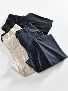 Light Luxury Outdoor Mens Casual Pants Quick Dry Lightweight Breathable Summer Trousers Multi Pocket 3D Tailoring Straight Leg