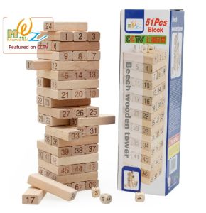 Interactive Parent-Child Beech Wooden Game
