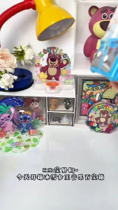 Music Box and DIY Bracelet Disney Toy Story Frozen Lotso Shake Book Keyhcain