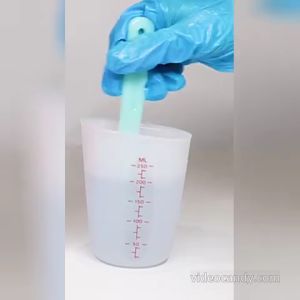 500ml Silicone Measuring Beaker Mixing Cup With Clear Scale Washable & Reusable - Suitable For Epoxy Resin Cement Plaster of Paris (POP) Soap