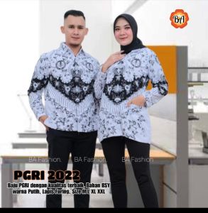Seragam PGRI terbaru 2023 Lapis furing bisa Reques Super Jumbo