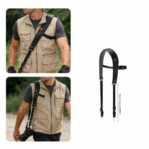Cwatcun | Quick Access Anti-fall Motorcycle Backpack Camera Bag Shoulder Strap
