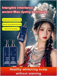 Heritage Plant-Based Hair Dye Single-dose No damage Cover Gray Hair No Bleaching Hair Dye