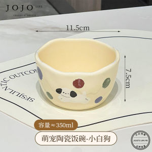 Bát Gốm Sứ in Hình Hoạt Hình Dễ Thương Cho Trẻ Em JOJOS L. PD Finish Ins High Value Glaze under Color Nordic Style SERWR3423