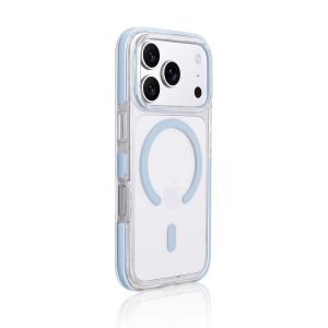 YOUSIDUN | Magnetic Clear Ultra-Thin Heat Dissipation Full Coverage Shockproof AI Button Phone Case for iPhone 16 17 18 Series