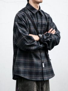 XIBAIYI | Áo Khoác Áo Sơ Mi Caro Cao Cấp cho Nam và Nữ