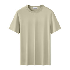 Miiow | Heavyweight Pure Cotton Short Sleeve T-Shirt Antibacterial Loose Fit Mens Summer New Style Catman Solid Color Mens Tee