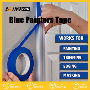 AumoPro เทปผ้ายีนส์สีฟ้า1ชิ้น/4ชิ้นเทปเทปสีฟ้าเทปกระดาษ-100ฟุตงานฝีมืออเนกประสงค์สำหรับสียานยนต์/และอีกมากมายการเขียน-ฉีกง่าย/ไม่มีสารตกค้าง/การยึดเกาะที่ดีที่สุด
