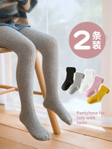 Quần Tất Cotton Dày Dặn Cho Bé Gái Mùa Thu Đông Quần Tất Cotton Nguyên Chất Dày Dặn Màu Trắng Cho Bé Gái Mùa Xuân