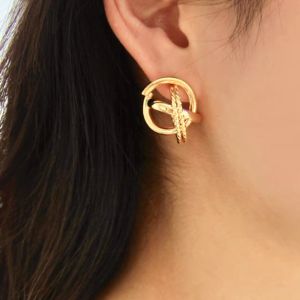 🔥พร้อมส่ง 🔥 BYB ต่างหู be your bag ก้านเงินแท้ S925 วงกลมซ้อนวงกลม สวยสุด Code 2098 (B5)