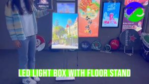 Customized Menu Board LED Light Box Advertising Poster Frame Billboard Product Menu Marketing