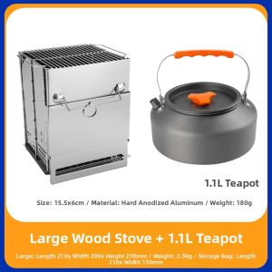 PATGEAR | Portable Foldable Stainless Steel BBQ Grill Charcoal Fire Pit