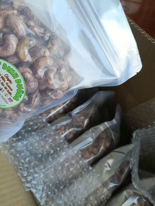 1kg hạt điều rang muối(túi zip)thơm ngon giòn béo đầy dinh dưỡng