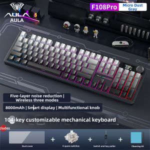 AULA | Customizable Mechanical Keyboard With Wireless Multi-Mode Connectivity