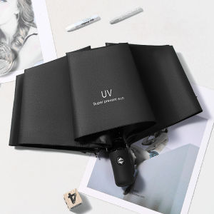 8-Rib Automatic folding Umbrella - Compact lightweight durable UV protection - rain and sun umbrella automatic sunshade zwq