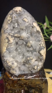 稀有色玛瑙紫水晶龙蛋 | 🥚🐉 Rare Color Agate Amethyst Dragon Egg