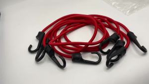 2/4/6Pcs 100cm Elastic Bungee Cords Bungee Straps Heavy Duty Bungee Ropes for Bike Tents Camping RVs Trunks Luggage Racks