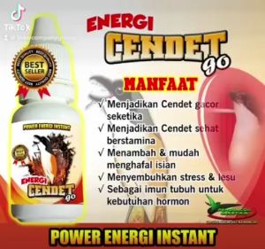 ENERGI CENDET LOMBA Multivitamin Metabolisme Suplemen Doping Booster Penggacor Burung Cendet