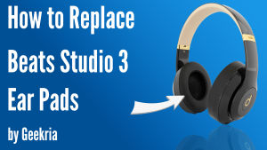 Geekria Miếng Đệm Tai Thay Thế Bằng Da Protein Dành Cho Studio 3  Studio 2 Studio Tai Nghe B0500 Có Dây/Không Dây B0501 Đệm Tai/Cốc Tai/Bọc Tai (Màu Đen/Cực Dày)