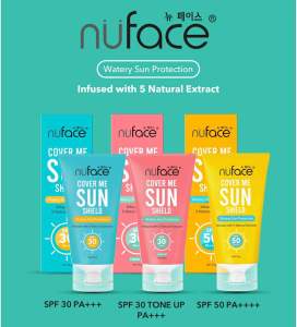 NUFACE COVER ME SUN SHIELD SUNSCREEN WAJAH SPF 30 SPF 50