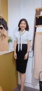 💥[HĐT] Áo sơ mi kiểu nữ peplum cổ tròn VẠT NHỌN TAY BÈO có chun eo giấu bụng hiệu quả - L2M