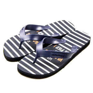 Summer Rubber Mens Sandals Outdoor Sports Slippers Anti-Slip Beach Wear-Resistant Casual Shoes Flat Heel PVC Upper Rubber Sole