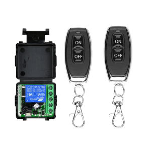 Mô-đun Thu Tín Hiệu Rơle Mini 10A 433Mhz Điều Khiển Từ Xa Đa Năng Cho Công Tắc Cửa Gara Điều Khiển DC 12V Hoặc LED