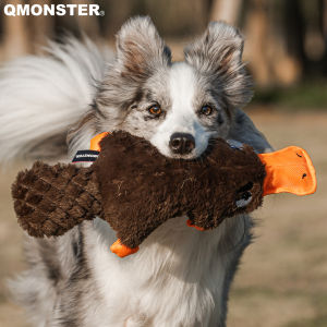 QMONSTER | Interactive Sounding Realistic Plush Dog Toy