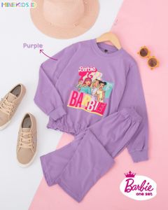 Setelah Anak Perempuan Barbie Minekids. ID Oneset Remaja Cewek Lengan Panjang Setelan Piyama Anak