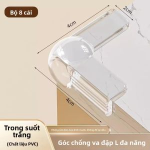 MONLEYTA | Ốp lưng silicon mềm bảo vệ góc bàn bằng kính cho trẻ sơ sinh Ốp lưng bảo vệ góc bàn ghế tủ bằng silicon trong suốt