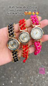 Jam Tangan Wanita Tali Serut Diamond Permata Stainless Titanium Tahan Karat Dial Kecil Minimalis Asli Original Kualitas Premium Fashion Import Korean Style Trendy Kekinian New Model Desain Simpel Elegan Aksesoris Arloji Woman Watches -JWT-01