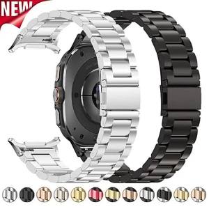 Metal Stainless Steel Strap for Samsung Galaxy Watch 7 Ultra 47mm Quick Bracelet for Galaxy Watch 7 Ultra Replacement Wristband