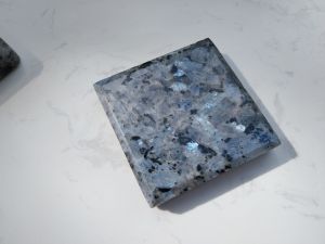 หินแกรนิตบลูเพิร์ล (BLUE PEARL) ขนาด10×10cm.