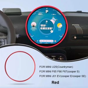 For Mini Cooper E SE Countryman U25 J05 Aceman J01 EV 2024 Car Silicone Protective Frame Edge Cover Navigation Screen Protector