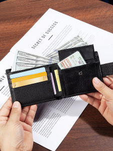 MEIFEI | Minimalist Lightweight Bifold Leather Wallet
