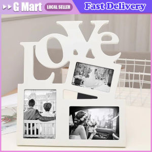 Home Decoration Wooden Hollow DIY Art Photo Frame Love Couple Love Commemorative Group Photo Frame Gift