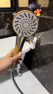 Hand Shower Shower Kamar Mandi Shower Set Shower Mandi Set Rain Shower Coklat Bulat ABS Premium