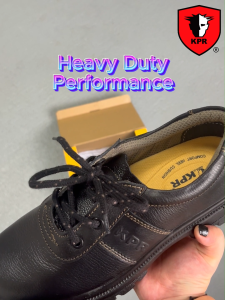 KPR K-800X Black 3-Eyelets Low Cut Lace Up Safety Shoes (Composite Toecap & Anti-perforation Midsole Protection)
