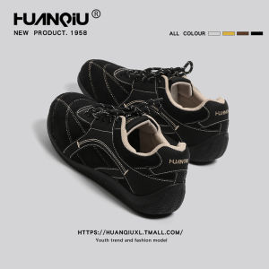 HuanQiu | Retro Black Versatile Shoes