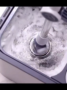 KUKI 360 Mop with spinner And Stainless Steel Basket Easy Rotating Map Magic Flat Mop with bucket