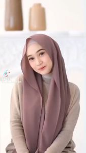 Tanzila.id Pashmina Ceruty Baby Doll Premium 180x75 jahit tepi /Pashmina ceruti