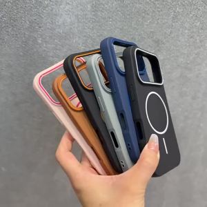 Ốp Lưng TPU Mềm Mại Chống Sốc Tích Hợp Sạc Không Dây Từ Tính Cao Cấp Cho iPhone 18/17/16/15/14/13/12/11 Pro Max Air - Vỏ Silicon Tương Thích Với Magsafe