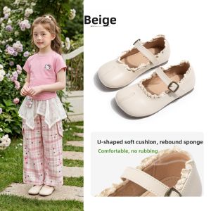 TONGMENGQINGTIAN | Beautiful New Red Leather Princess Shoes for Girls