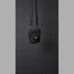 Cachou Tas Selempang Lxie Black Slingbag Pria Wanita Mini Hanging Lanyard Hp