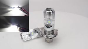 KEVANLY | 1 PC H4 H6 BA20D LED Đèn Pha Xe Máy 6000K Trắng Hi/Lo Beam 3570Chip 12V Xe Máy Xe Tay Ga Chạy Bộ