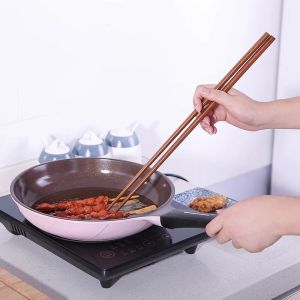 Extended Wood Chopsticks Rice Noodles Hot Pot Long Chopsticks 32cm 42cm Long Iron Wood Chopsticks