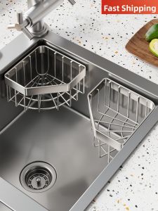 evesigar | Triangle Drain Basket Organizer