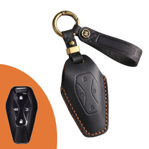 Vỏ Bảo Vệ Khóa Xe Điện Bằng Da Hai Đường Khâu Chuyên Dụng Cho Xe Điện Hallmo Kiểu Dáng Cổ Điển Vỏ Đựng Chìa Khóa Xe