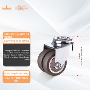 FANGXIANSHENG | Bánh Xe Quay Chịu Lực Có Phanh